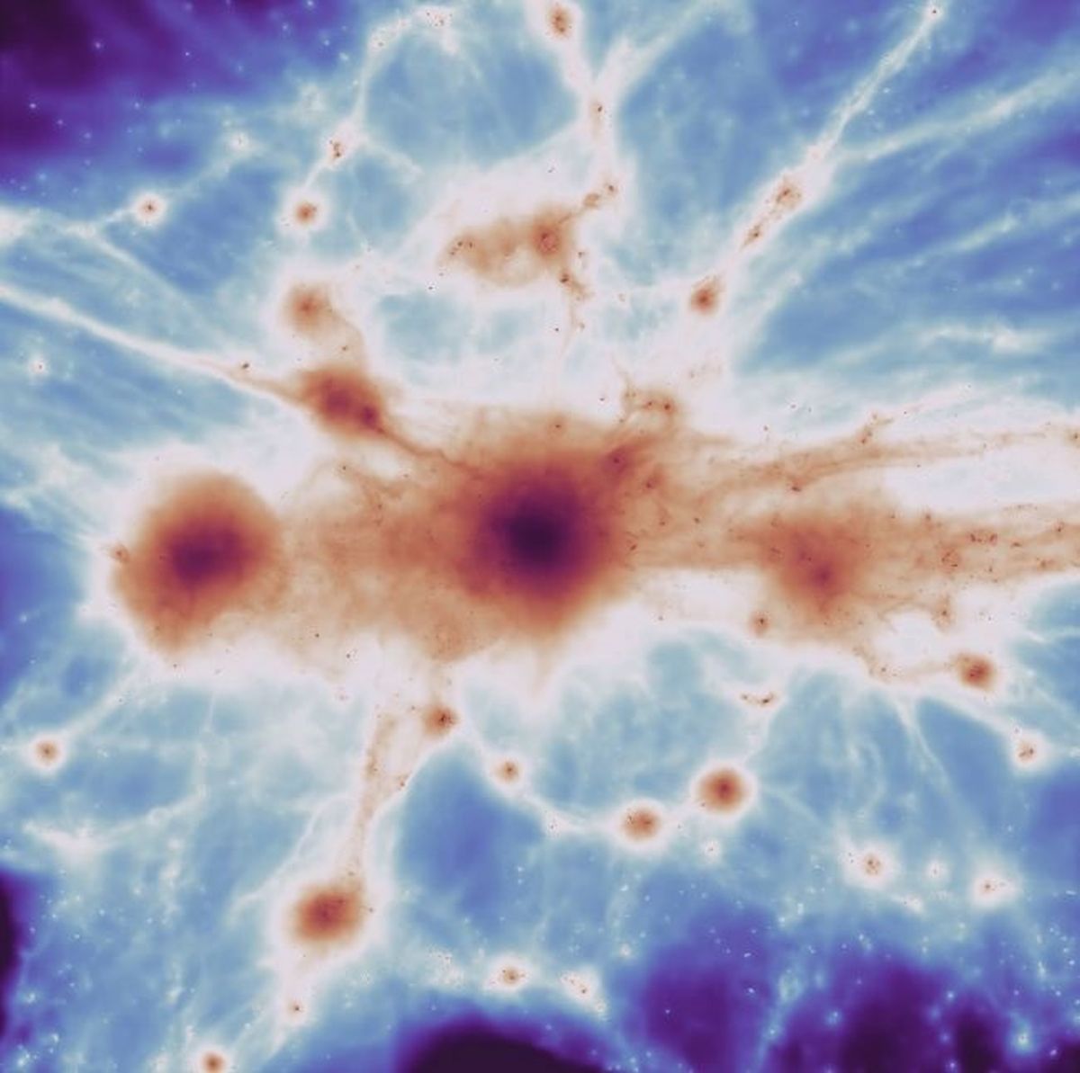 These results indicate that the Cosmic Web, which is thought to consist primarily of cold dark matter and some ordinary matter, forms the scaffolding of the cosmos, providing the framework for galaxies and clusters to form and evolve.